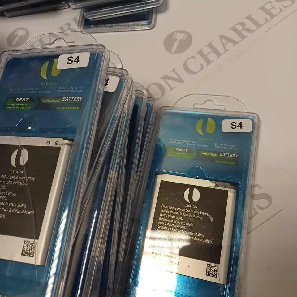 LOT OF APPROX 9 TO INCLUDE S4 DOUBLE IC. POWER BATTERY