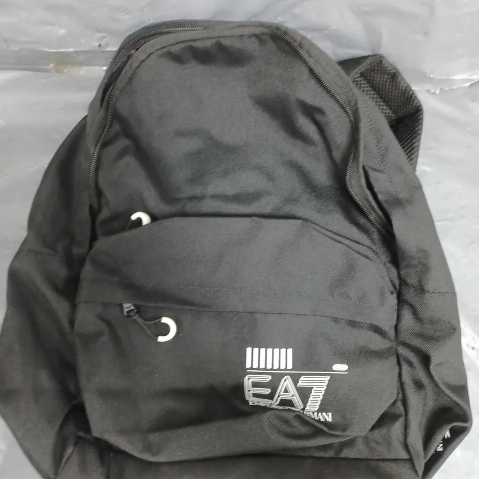 EMPORIO ARMAN CORE LOGO BACKPACK IN BLACK