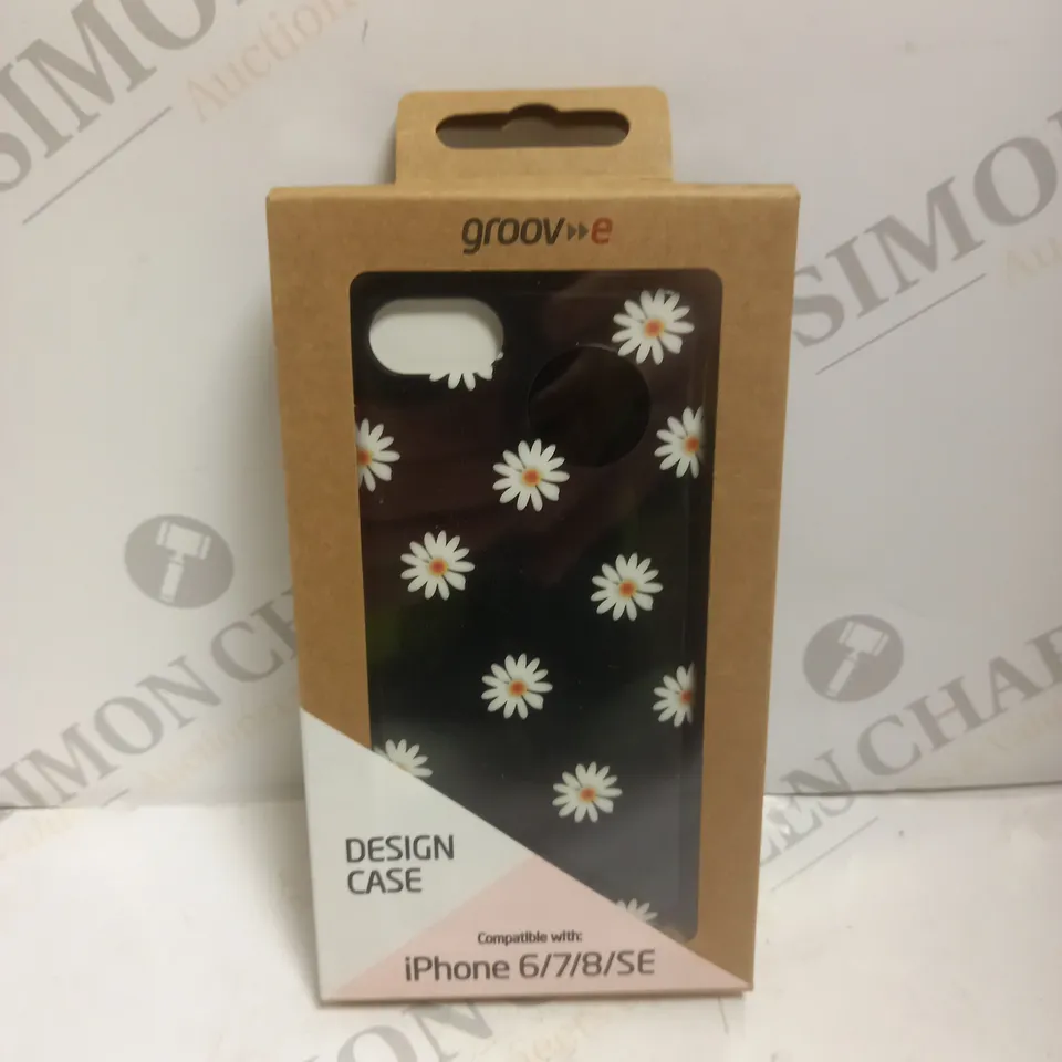 BOX OF 100 BRAND NEW GROOV-E IPHONE 6/7/8/SE DESIGN PHONE CASES IN FLOWER PRINT 