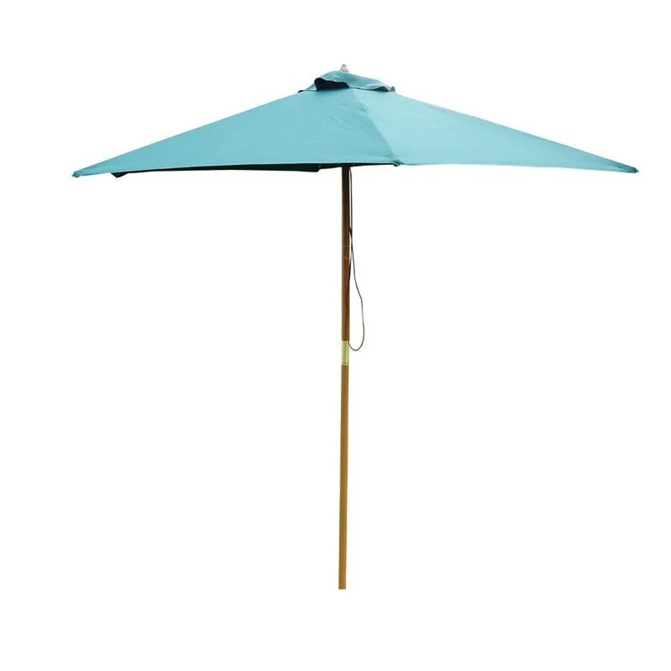 BOXED  KINSER 2.5M TRADITIONAL PARASOL - GREEN