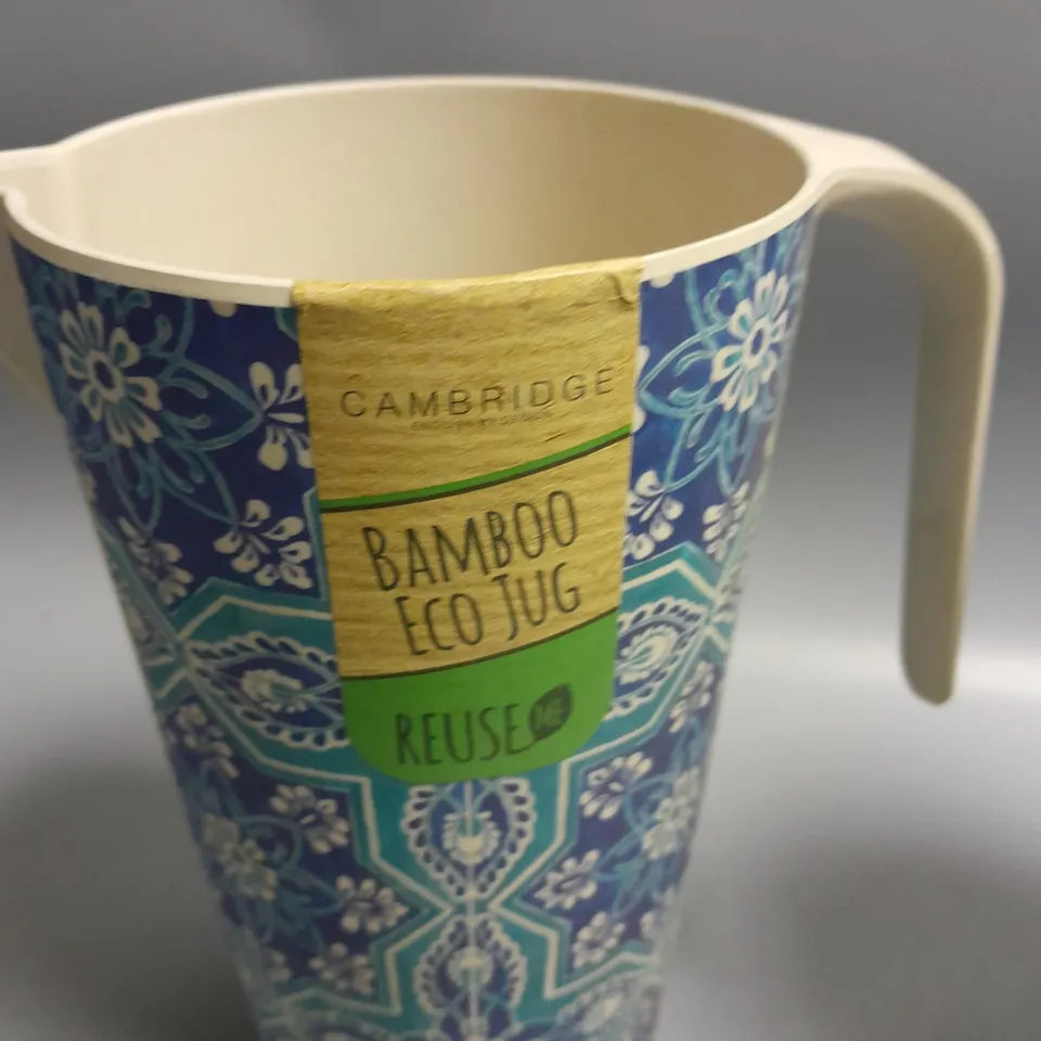LOT OF 2 BAMBOO ECO JUGS 1.5L