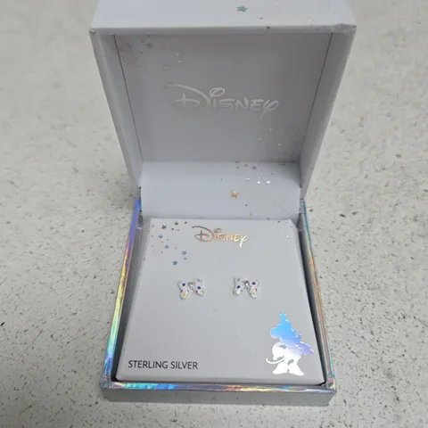 DISNEY STERLING SILVER BOW EARRINGS