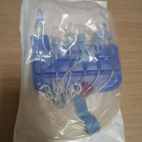 SIX BAXTER HOMECHOICE AUTOMATED PD SET WITH CASSETTE AND 4-LUER – SEALED