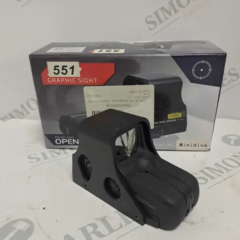 BOXED 551 MINIDIVA GRAPHIC SIGHT