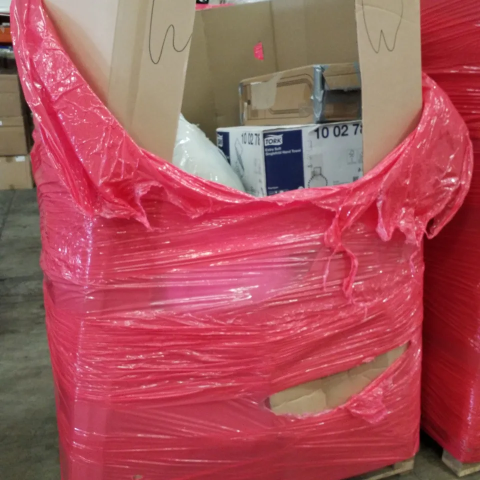 PALLET OF ASSORTED PRODUCTS INCLUDING BLADLESS PURIFIER & HEATER FAN, MESH CHAIR, DIGITAL AIR FRYER, PUZZLE BOARD