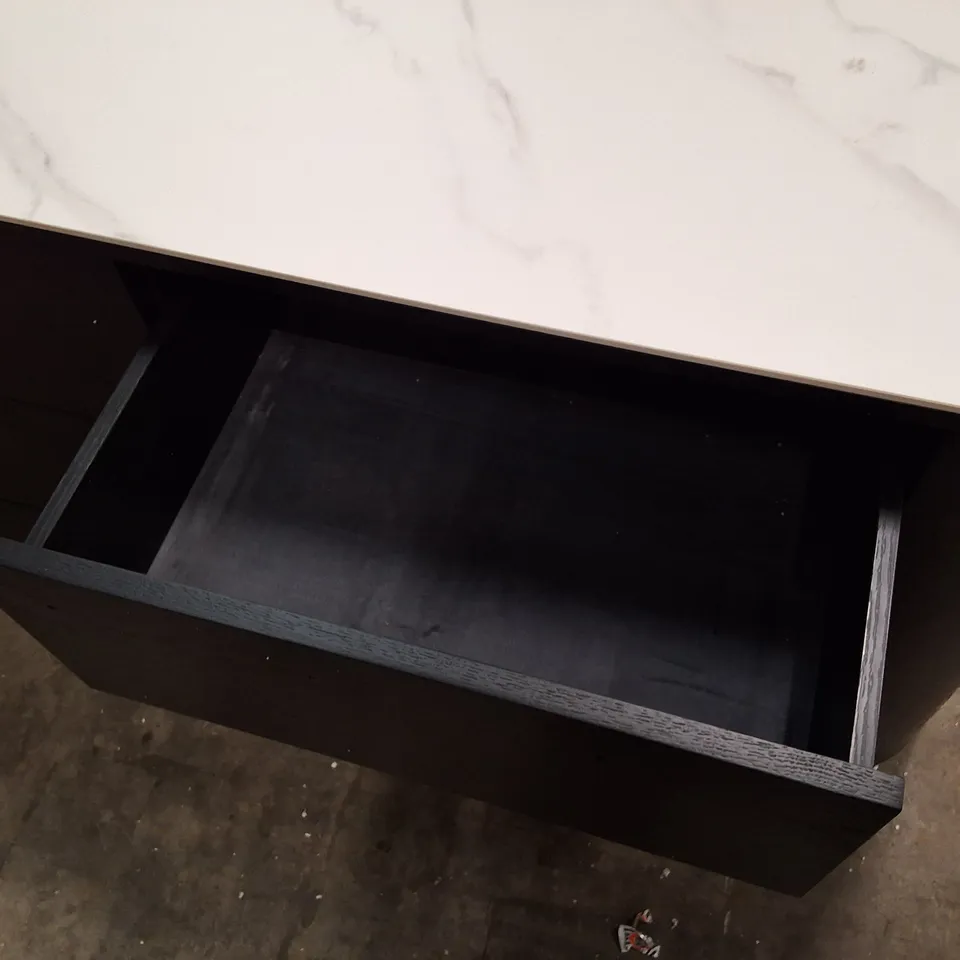 DANETTI MANHATTAN WHITE CERAMIC CHEST OF DRAWERS