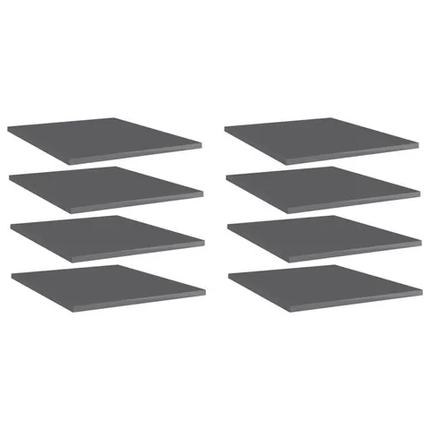 BOXED CUPER 1.5CM H 8-TIER FLOATING BOOKCASE - GREY (1 BOX)