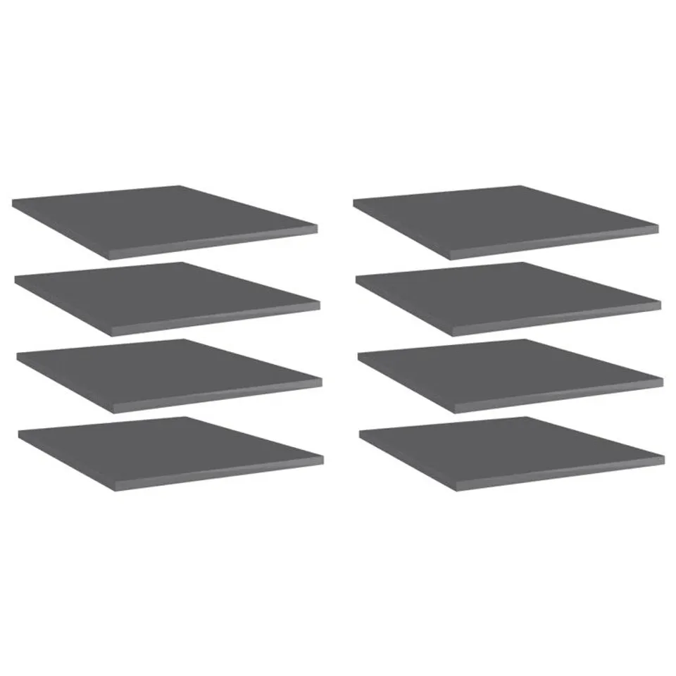 BOXED CUPER 1.5CM H 8-TIER FLOATING BOOKCASE - GREY (1 BOX)