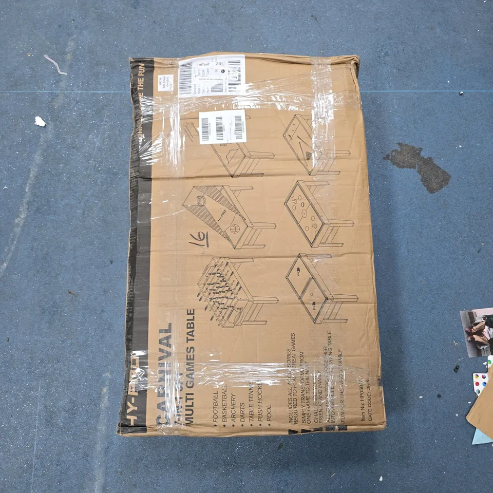 HY-PRO 3FT 7 IN 1 CARNIVAL MULTI FUN TABLE - COLLECTION ONLY RRP £99.99