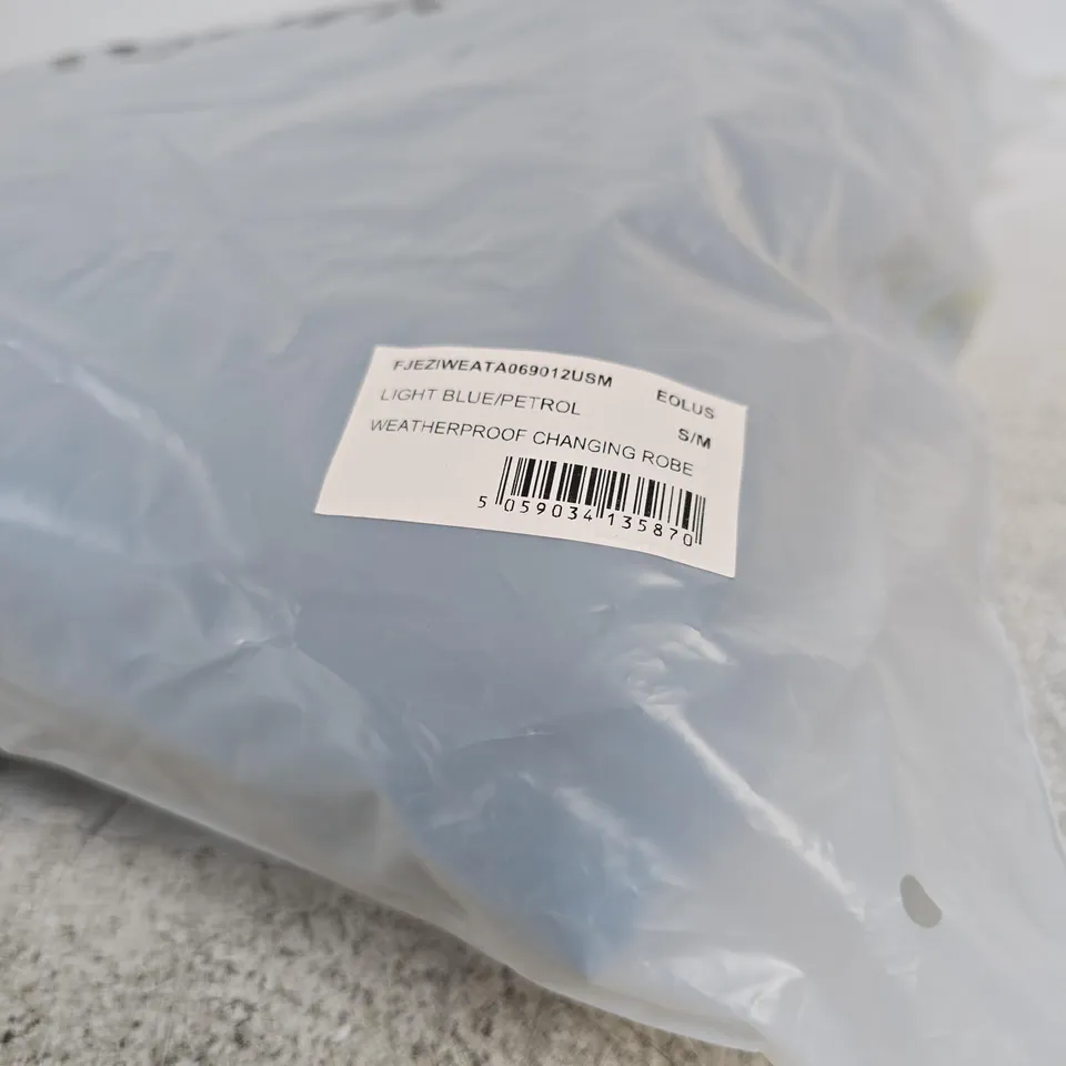 NATURAL PARK LIGHT BLUE/PETROL WEATHERPROOF CHANGING ROBE