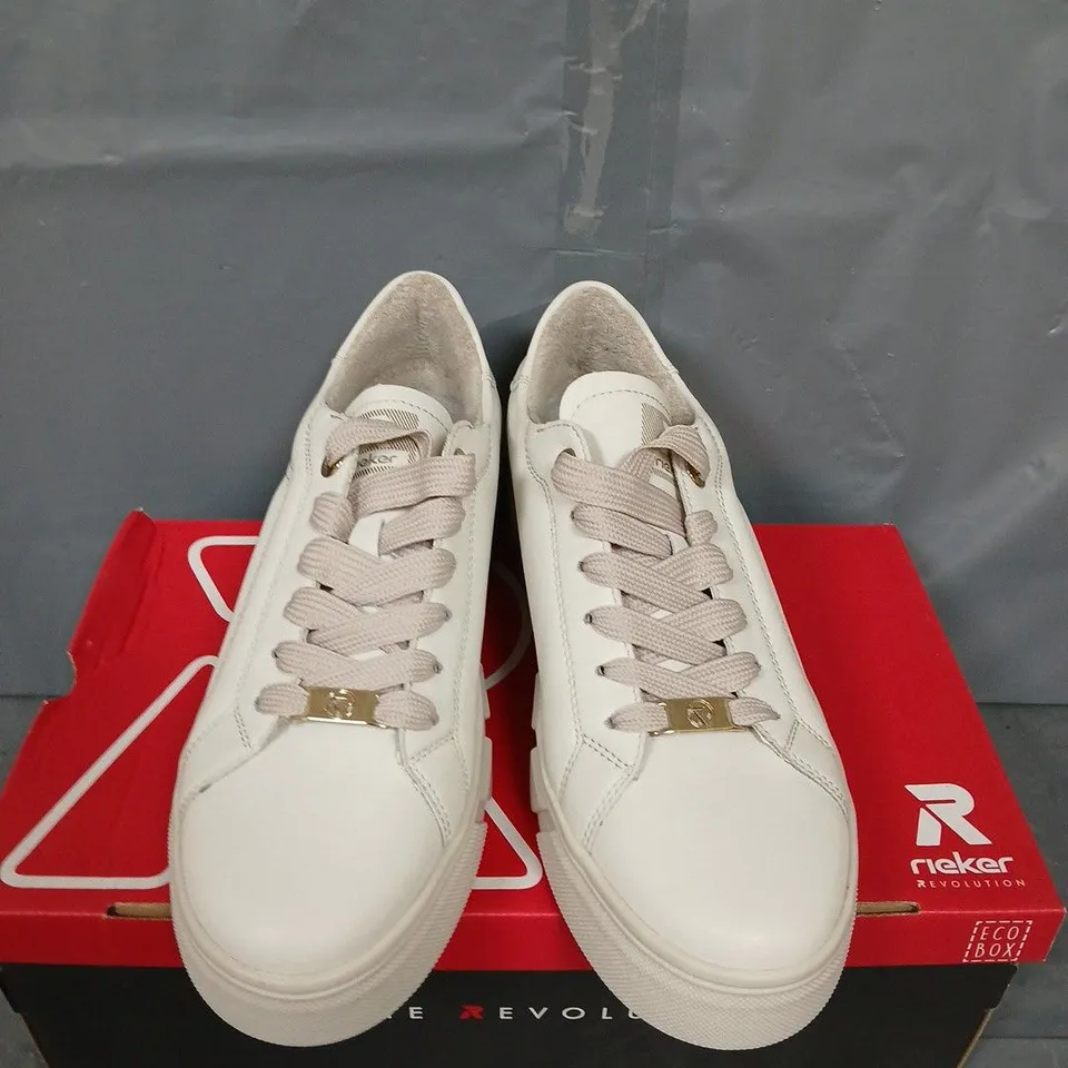 BOXED RIEKER CHUNKY SOLE TRAINERS - UK SIZE 39