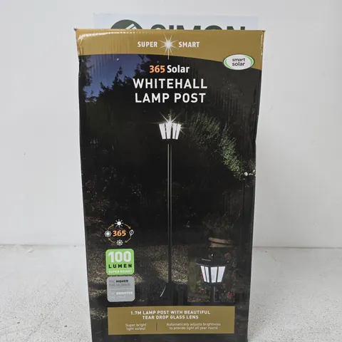 SMART SOLAR WHITEHALL 1.7M SOLAR LAMP POST