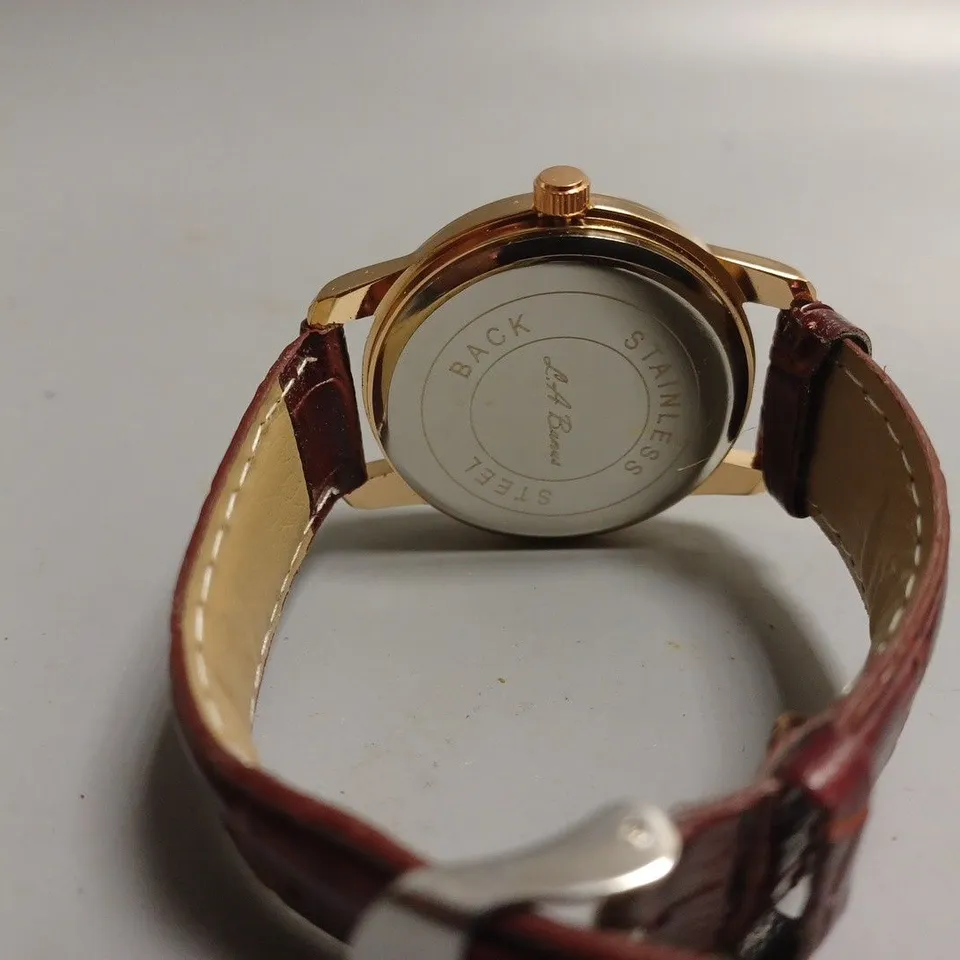 MENS LA BANUS WATCH – LEATHER STRAP – GIFT BOX