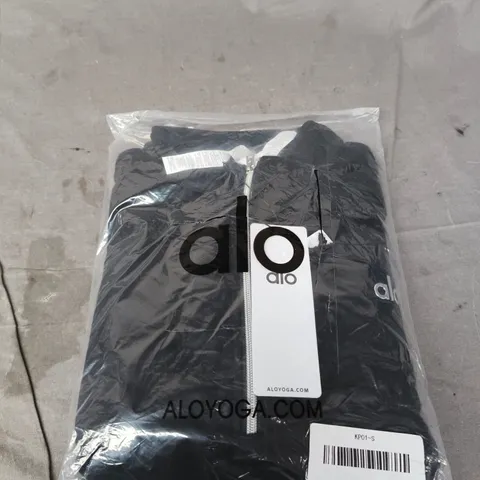 ALO YOGA ZIP-UP JACKET – BLACK - SMALL