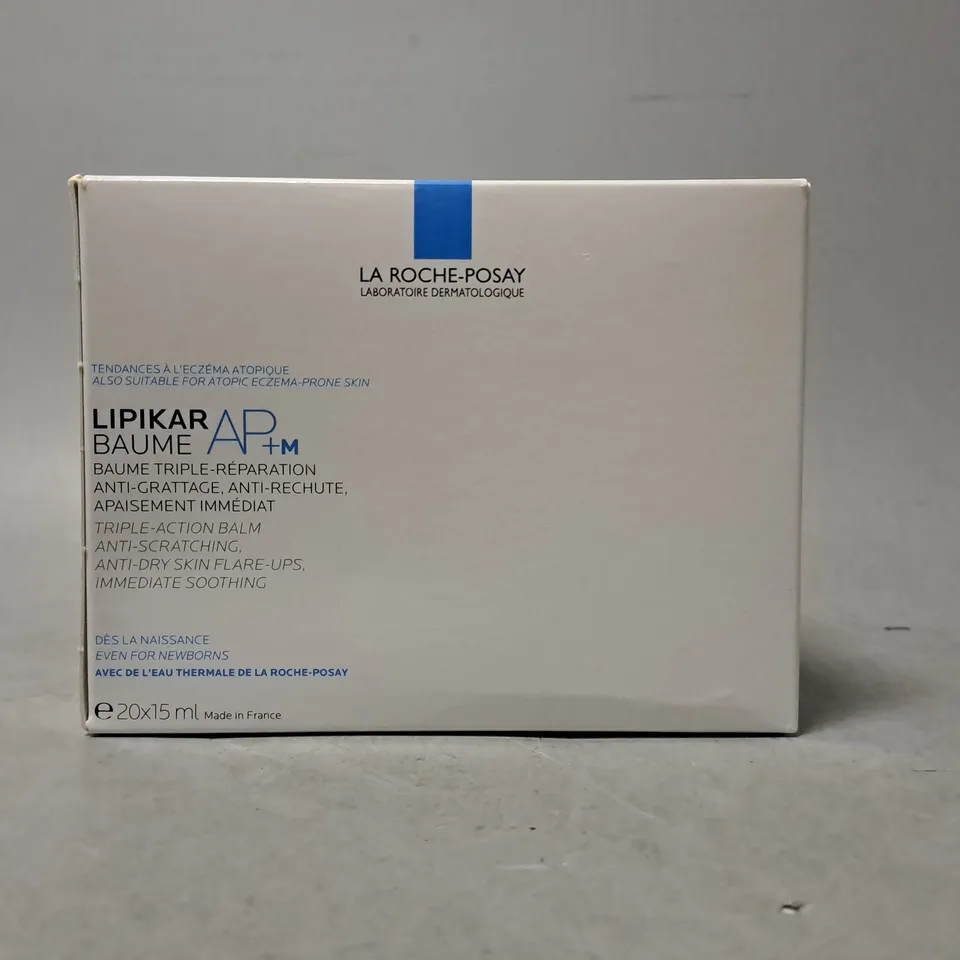 BOXED LA ROCHE POSAY LIPIKAR BAUME AP+M TRIPLE ACTION BALMS