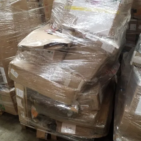 PALLET CONTAINING ASSORTED PRODUCTS INCLUDING CAT LITTER BOX & DUMBELL SHELF