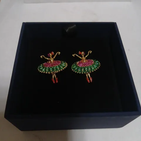 BUTLER & WILSON BALLERINA EARRINGS 