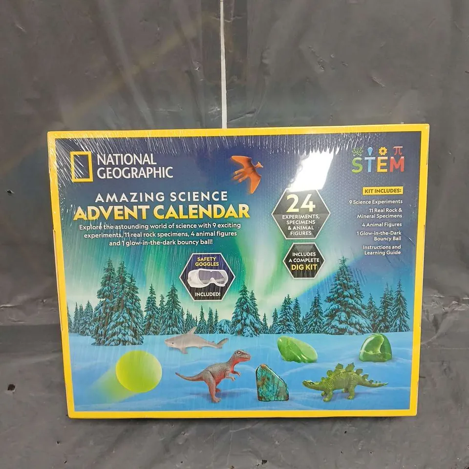 SEALED NATIONAL GEOGRAPHIC AMAZING SCIENCE ADVENT CALENDER