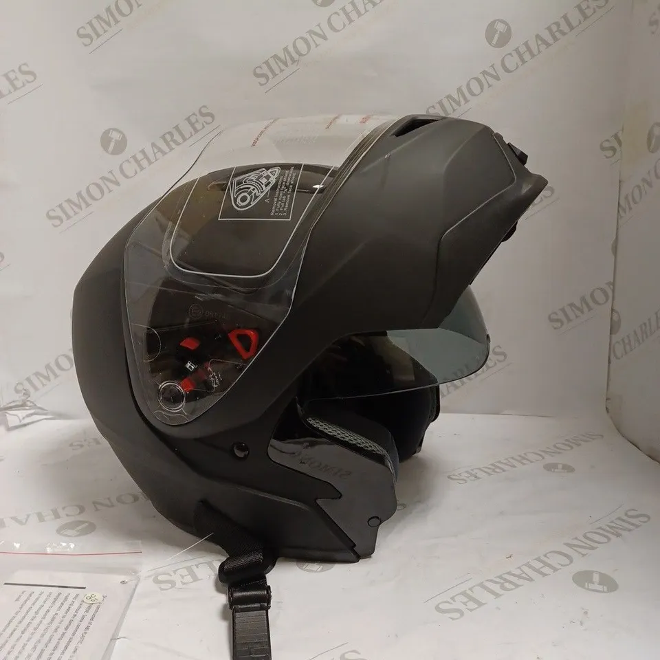GSB MATTE BLACK FRONT ADJUSTABLE HELMET - M
