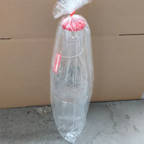 LARGE PLASTIC COCA COLA BOTTLE BANK