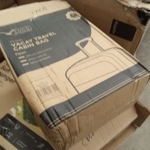 BOXED LUGG 15INCH VACAY TRAVEL CABIN BAG PEARL