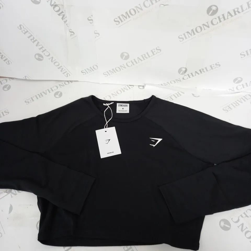 GYMSHARK TRAINING LONG SLEEVE CROP TOP SIZE M