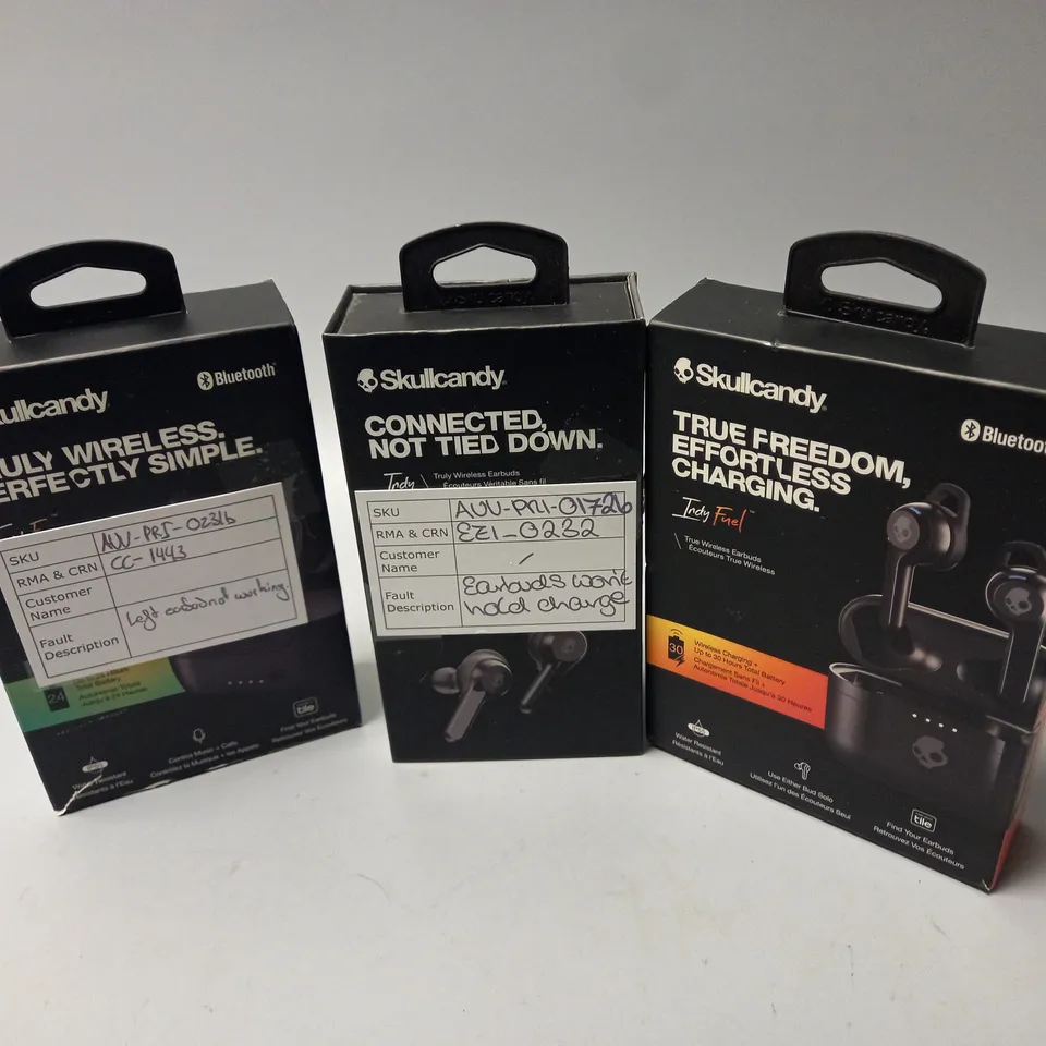 APPROXIMATELY 90 BOXED SKULLCANDY EARBUDS TO INCLUDE INDY, INDY FUEL, SESH EVO, ETC - COLLECTION ONLY