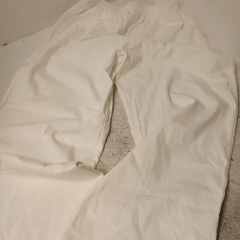 ADANOLA COTTON PULL-ON PANTS – WHITE, UK M