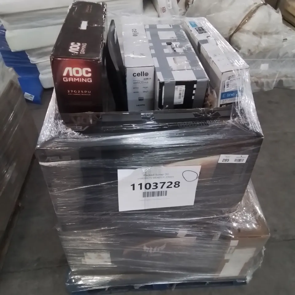 PALLET CONTAINING APPROXIMATELY 17  RAW ELECTRICAL ITEMS TO INCLUDE:
