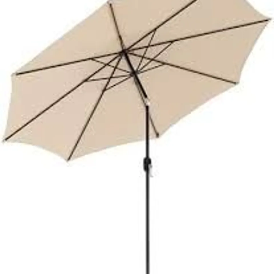 BOXED COSTWAY PARASOL - BEIGE 