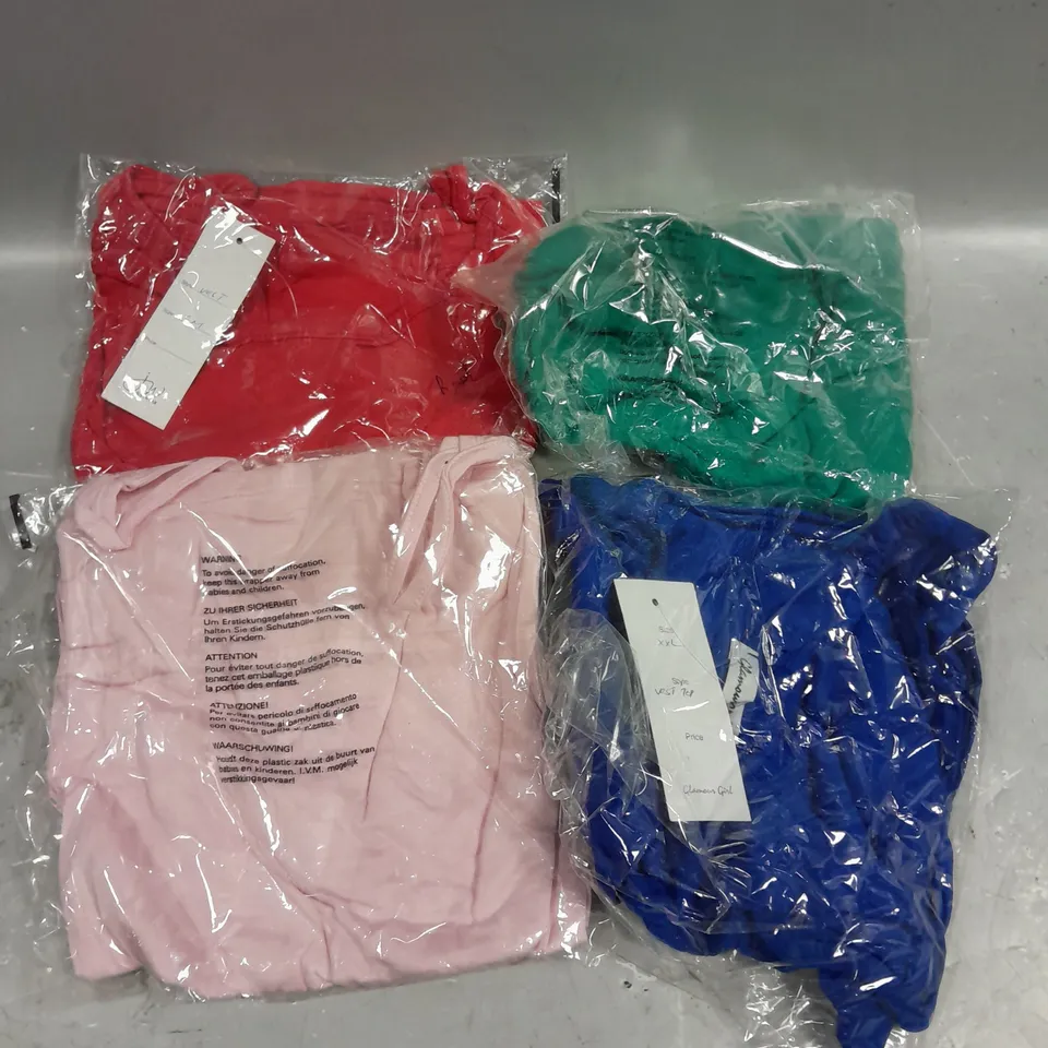 APPROXIMATELY 30 ASSORTED CLOTHING PRODUCTS IN VARIOUS STYLES & SIZES	