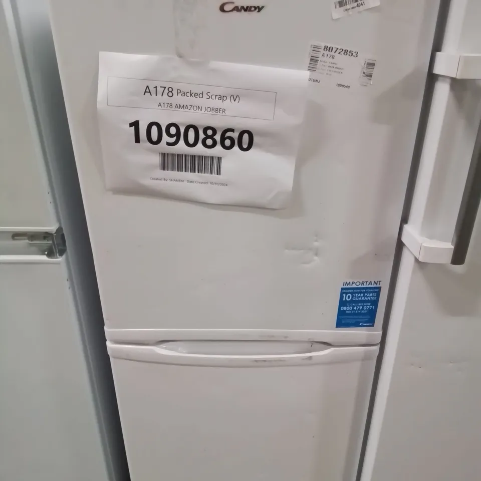 CANDY CSC1365WEN STATIC FREESTANDING FRIDGE FREEZER - UNPROCESSED RAW RETURN