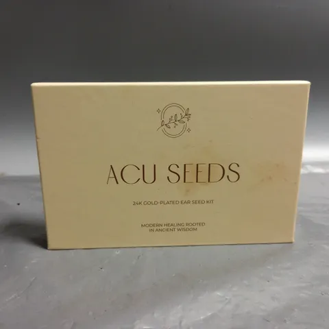 BOXED ACU SEEDS 24K PLATED EAR SEED KIT