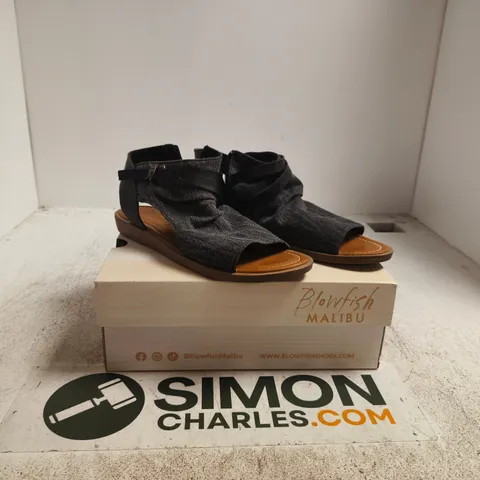 BLOWFISH MALIBU SANDALS DARK DENIM BOXED UK 7