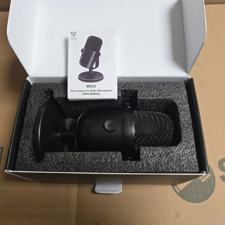 ONIKUMA M830 USB CONDENSER MICROPHONE – BOXED