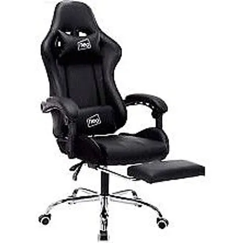 BOXED MASSAGE CHAIR IN BLACK - UNTESTED (1 BOX)