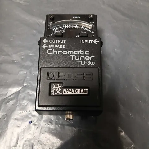 BOSS TU-3W CHROMATIC TUNER – WAZA CRAFT GUITAR PEDAL