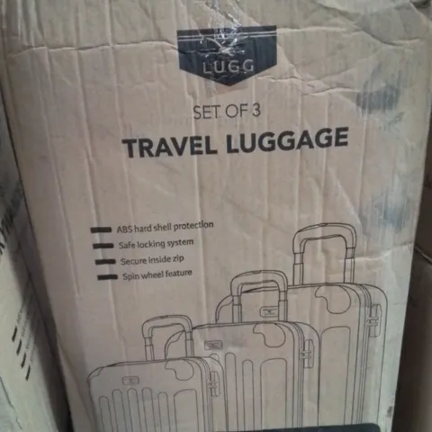 BOXED LUGG SKYWANDER LUGGAGE SET OF 3 -BLUE-