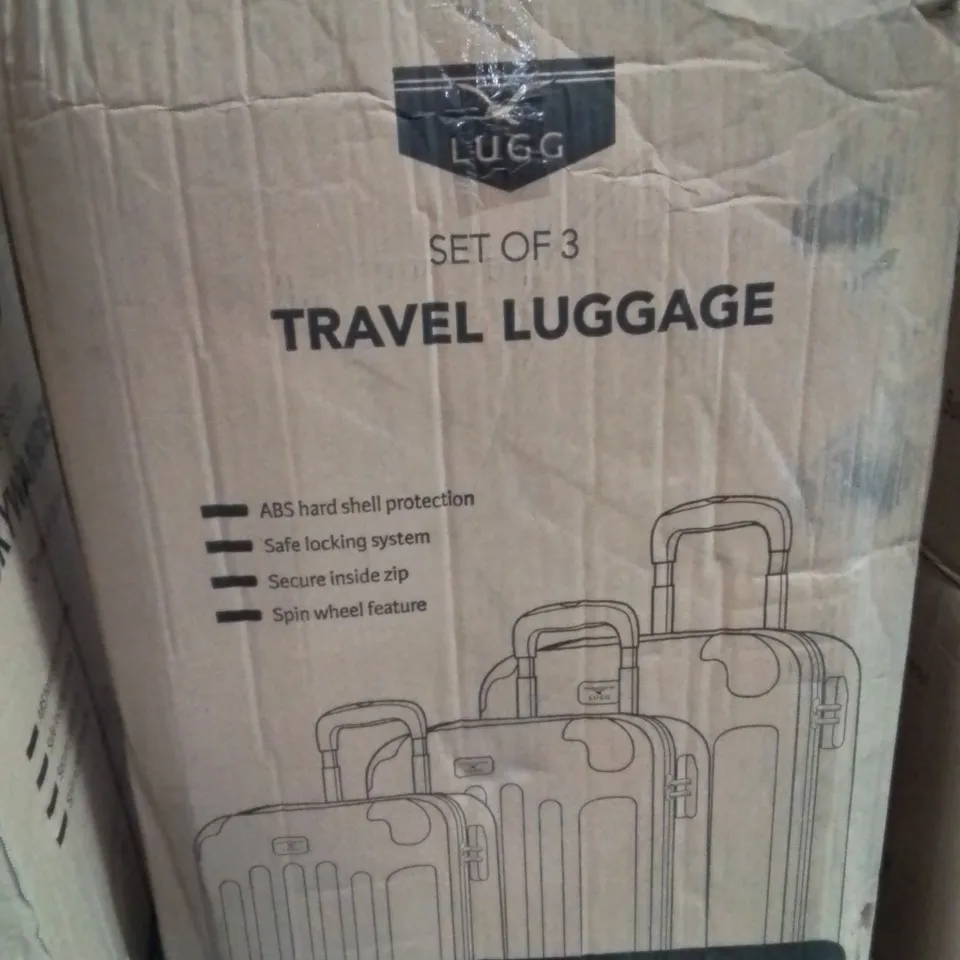 BOXED LUGG SKYWANDER LUGGAGE SET OF 3 -BLUE-