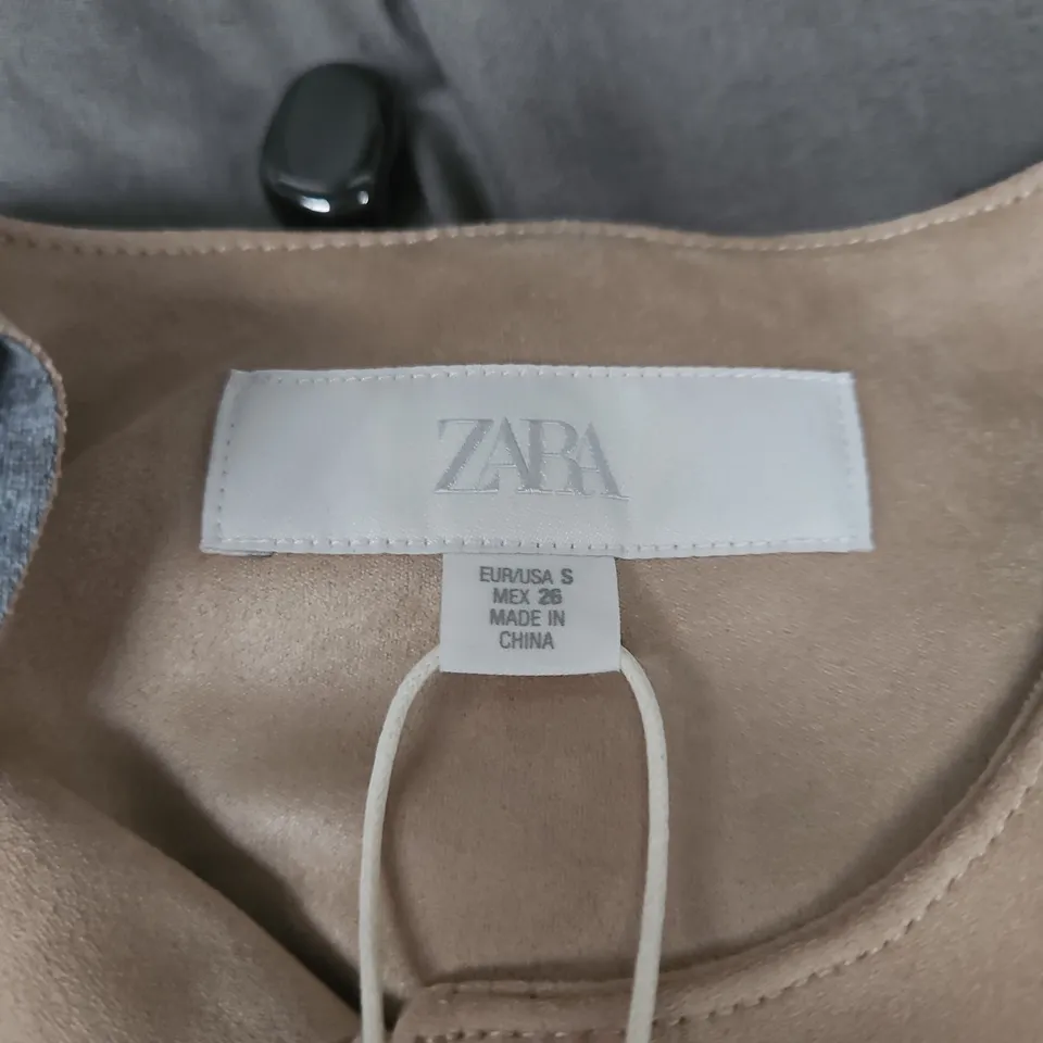 ZARA BEIGE WOMEN'S JACKET – SIZE S (EUR/USA S, MEX 26)