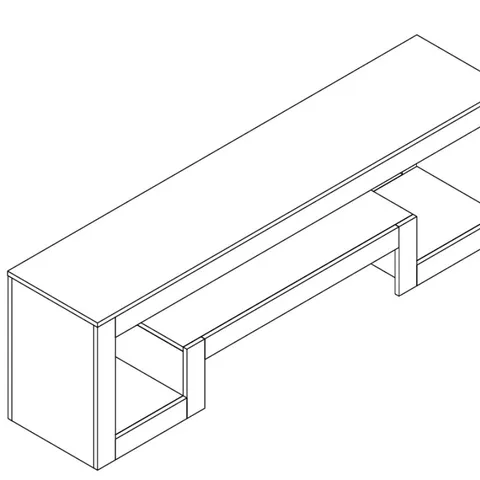 BOXED 63-INCH TV STAND FOR 55/60/65-INCH TVS