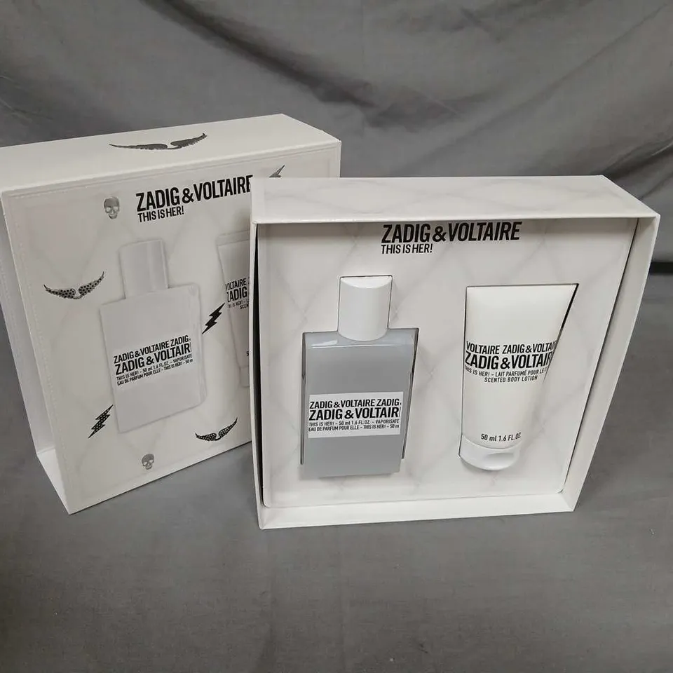 BOXED ZADIG AND VOLTAIRE THIS IS HER GIFT SET