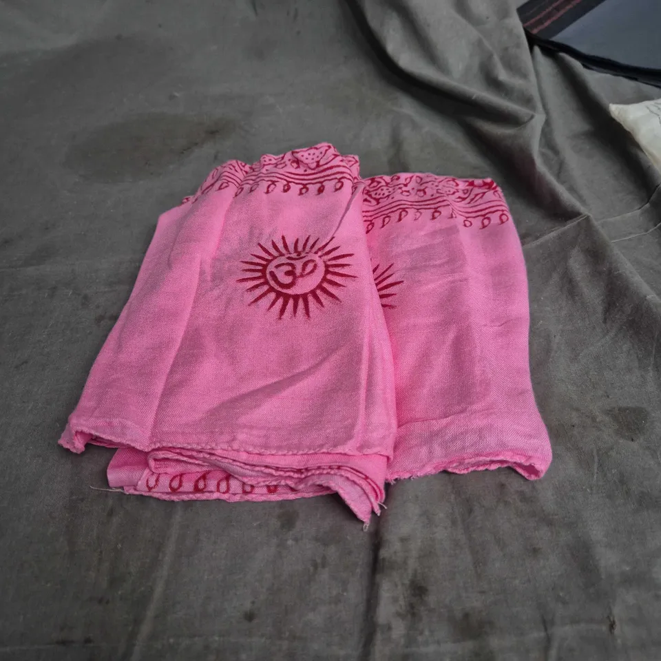 SNAKES & SHANTI PINK SARONG – (DRAWSTRING BAG INCLUDED)