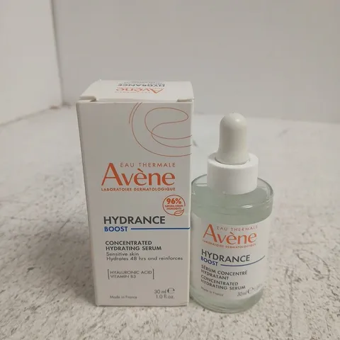 AVÈNE HYDRANCE BOOST HYDRATING SERUM – 30 ML, BOXED