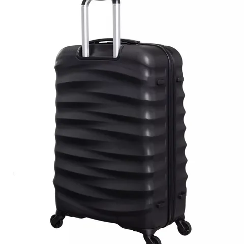 IT LUGGAGE BLACK HARDSHELL SUITCASE - MEDIUM