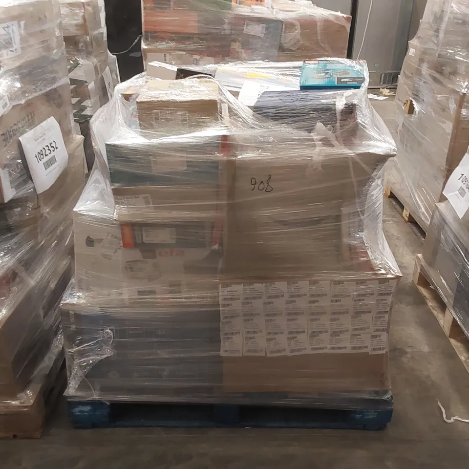 PALLET OF APPROXIMATELY 84 UNPROCESSED RAW RETURN HOUSEHOLD AND ELECTRICAL GOODS TO INCLUDE;