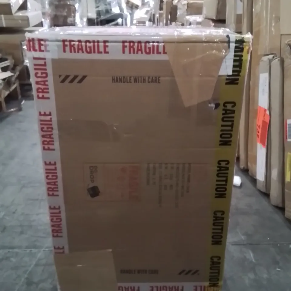 BOXED MODERN MIRROR GLASS TABLE CLOCK 