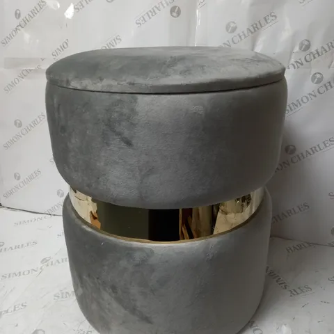 ALSION CORK STORAGE STOOL DOVE GREY