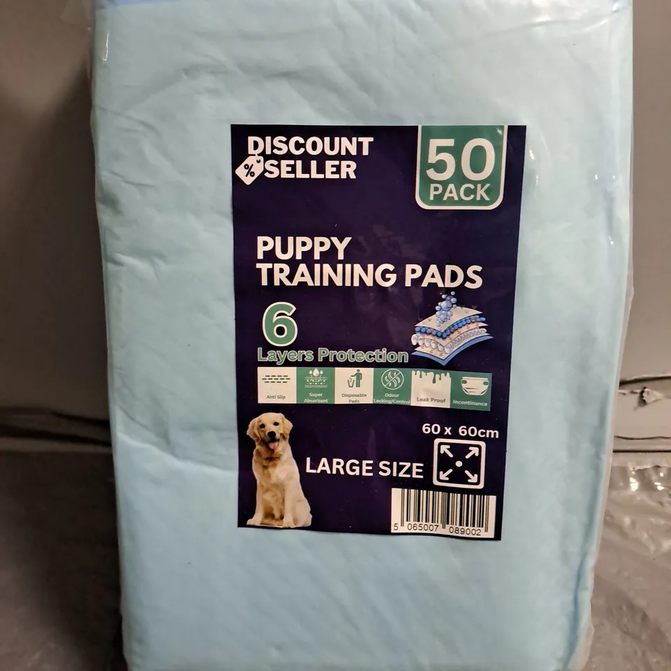 50-PACK OF PUPPY TRAINING PADS