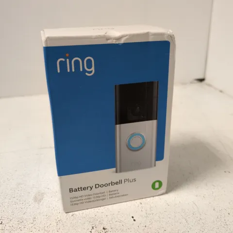 RING BATTERY DOORBELL PLUS